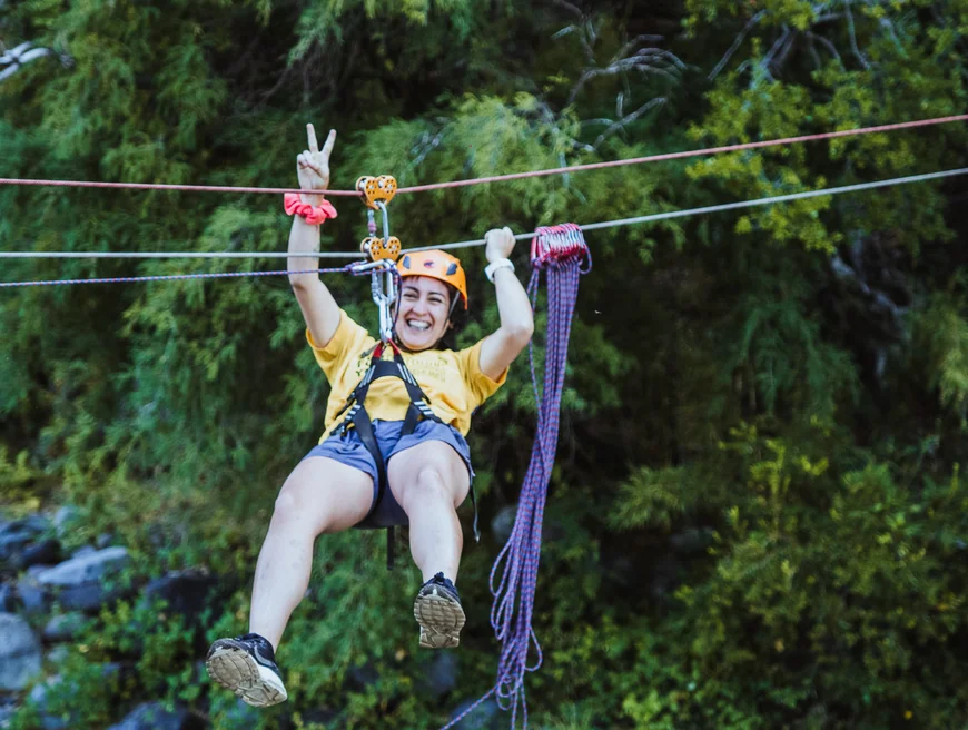 Circuito de cuerdas al aire libre