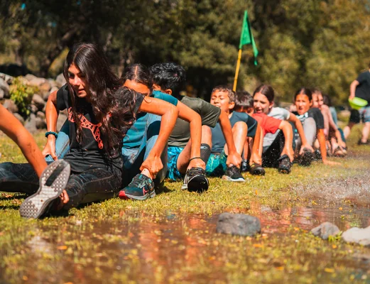 Dinámica grupal al aire libre